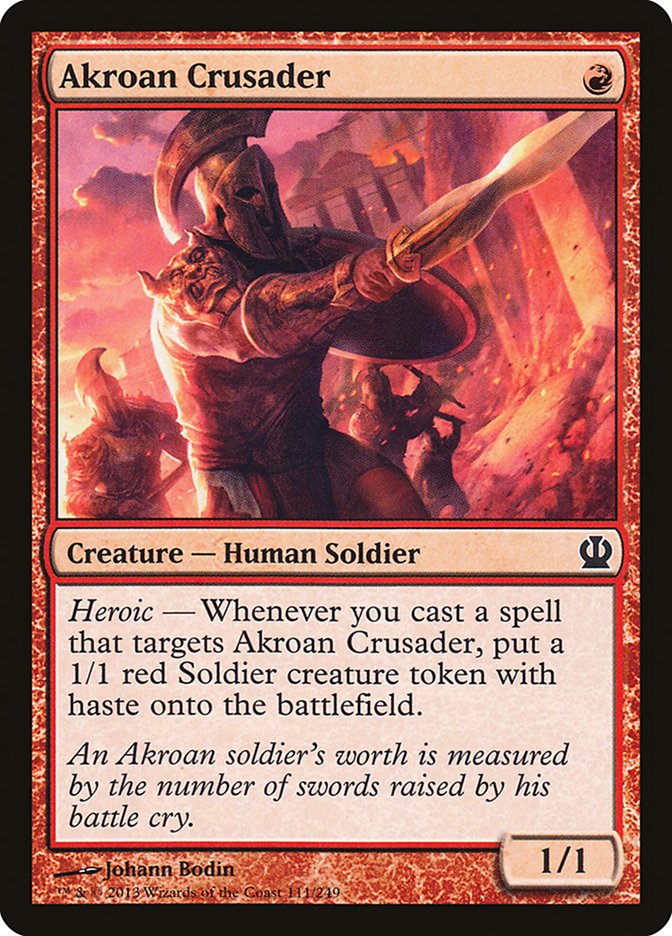 Akroan Crusader [Theros] | Webway Games