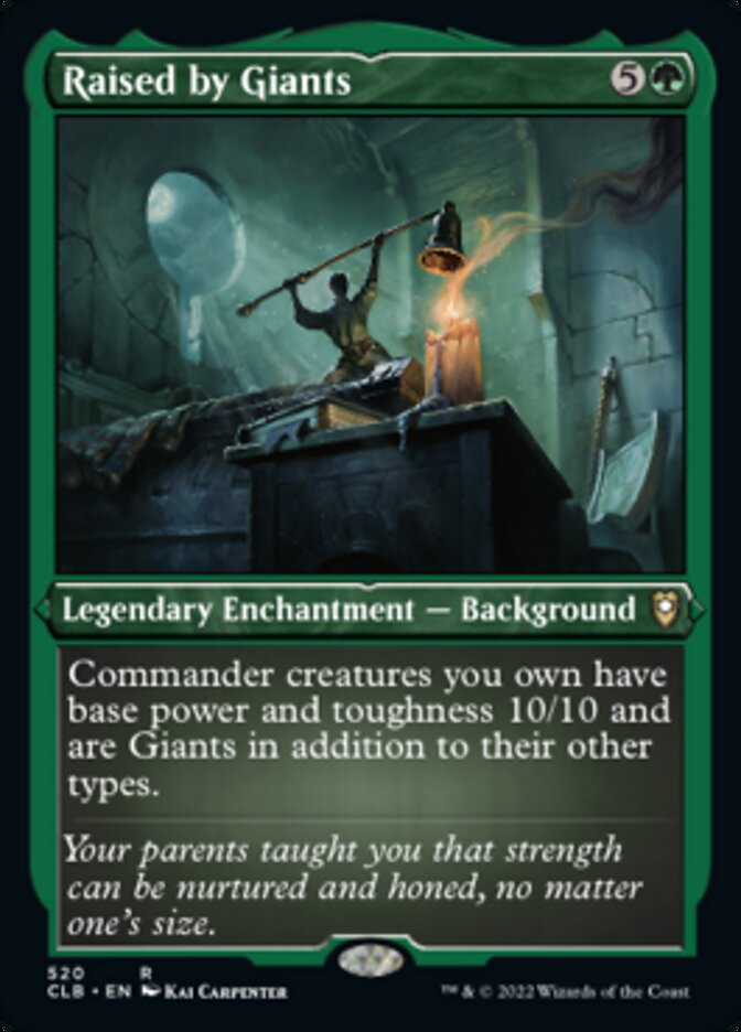 Raised by Giants (Foil Etched) [Commander Legends: Battle for Baldur's Gate] | Webway Games