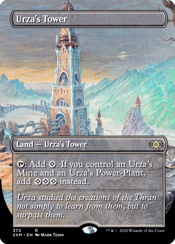 Urza's Tower (Borderless) [Double Masters] | Webway Games