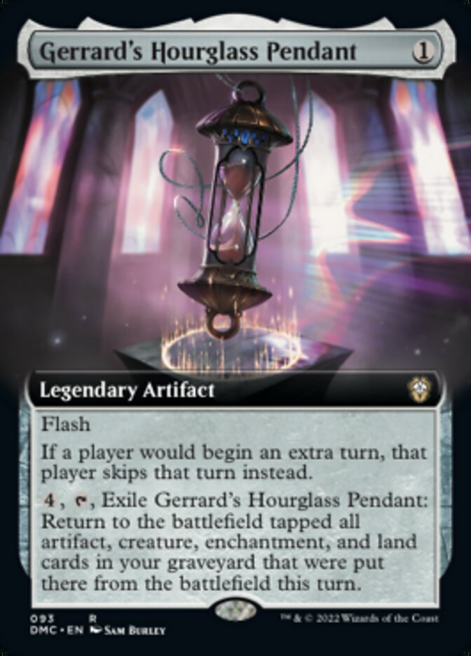 Gerrard's Hourglass Pendant (Extended Art) [Dominaria United Commander] | Webway Games