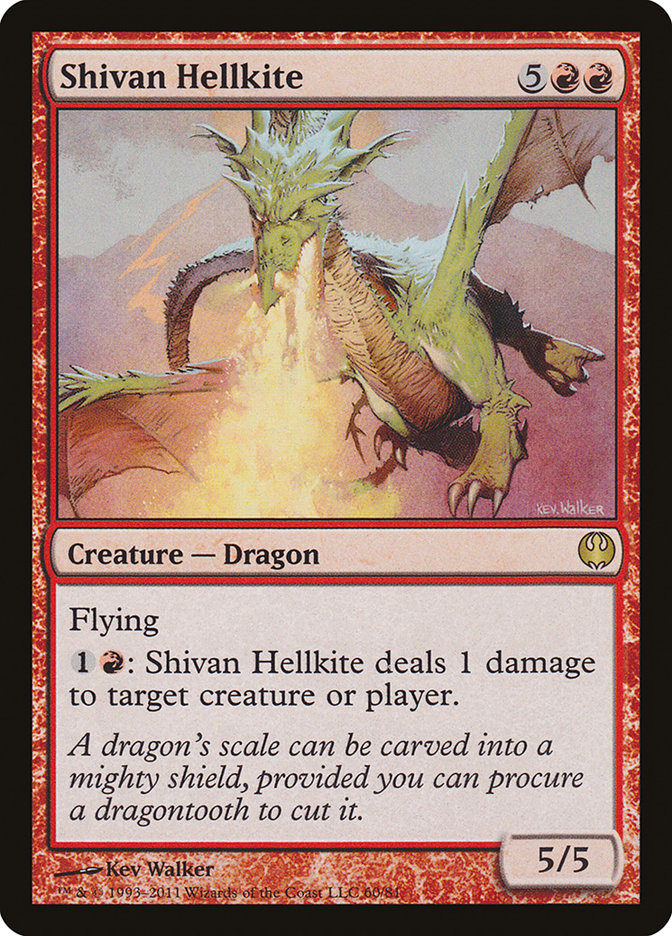 Shivan Hellkite [Duel Decks: Knights vs. Dragons] | Webway Games