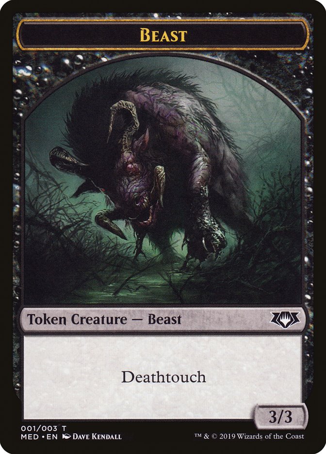 Beast Token [Mythic Edition: War of the Spark] | Webway Games