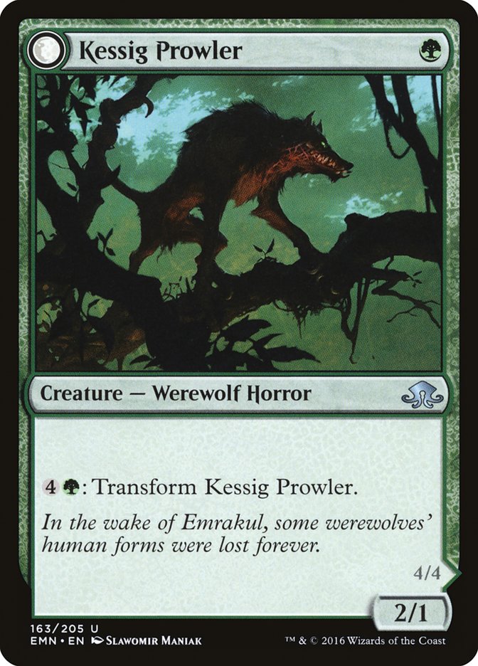 Kessig Prowler // Sinuous Predator [Eldritch Moon] | Webway Games