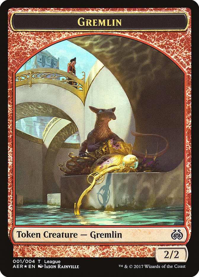 Gremlin // Energy Reserve Double-sided Token [League Tokens 2017] | Webway Games
