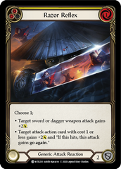 Razor Reflex (Yellow) [U-WTR210] (Welcome to Rathe Unlimited)  Unlimited Rainbow Foil | Webway Games