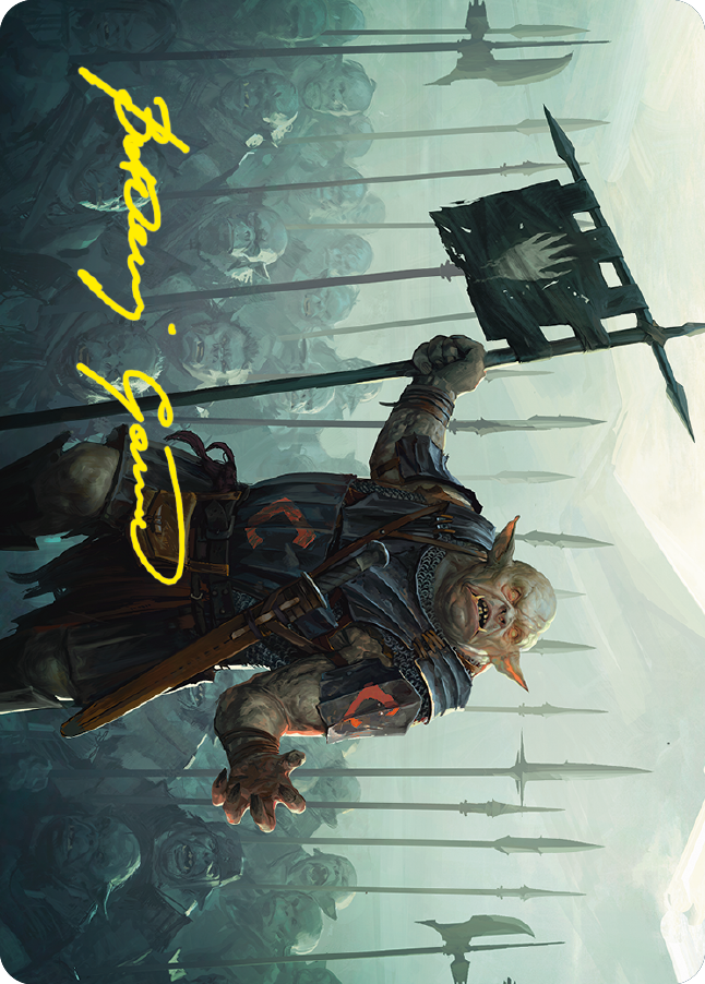 Ugluk of the White Hand Art Card (Gold-Stamped Signature) [The Lord of the Rings: Tales of Middle-earth Art Series] | Webway Games
