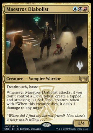 Maestros Diabolist (Promo Pack) [Streets of New Capenna Promos] | Webway Games