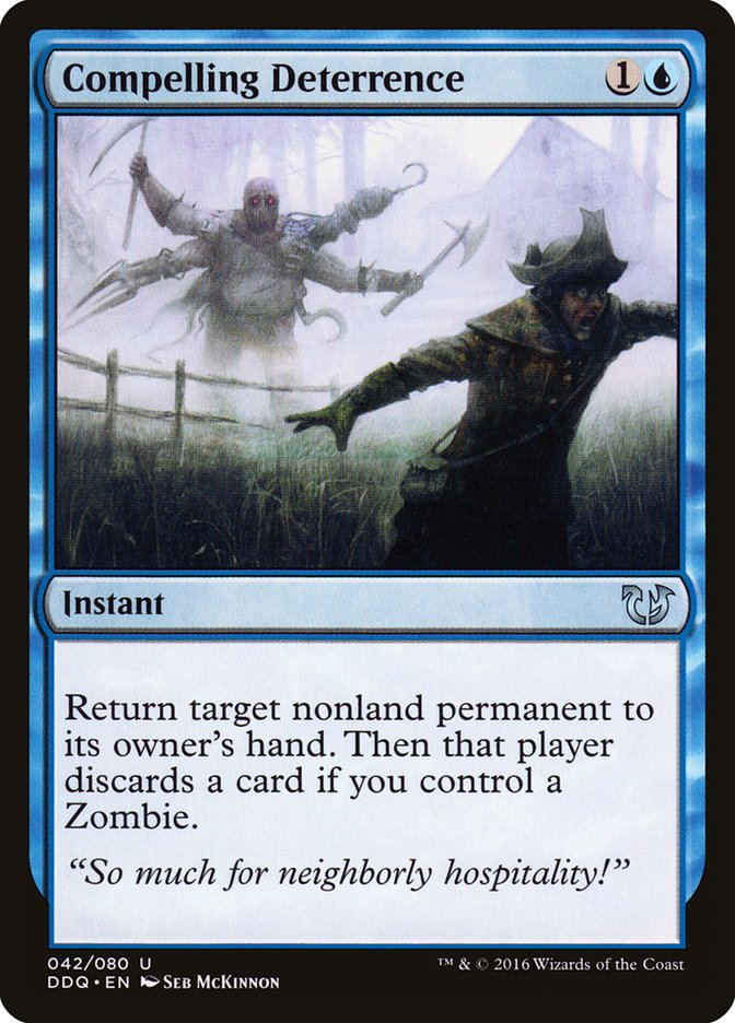 Compelling Deterrence [Duel Decks: Blessed vs. Cursed] | Webway Games