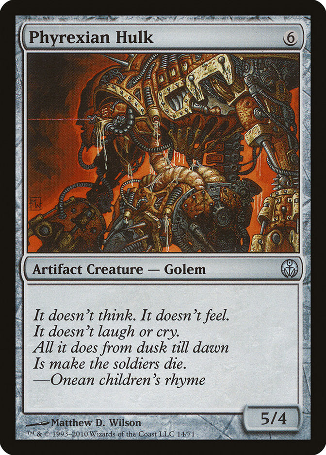 Phyrexian Hulk [Duel Decks: Phyrexia vs. the Coalition] | Webway Games
