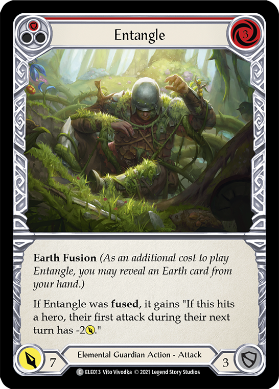 Entangle (Red) [ELE013] (Tales of Aria)  1st Edition Rainbow Foil | Webway Games
