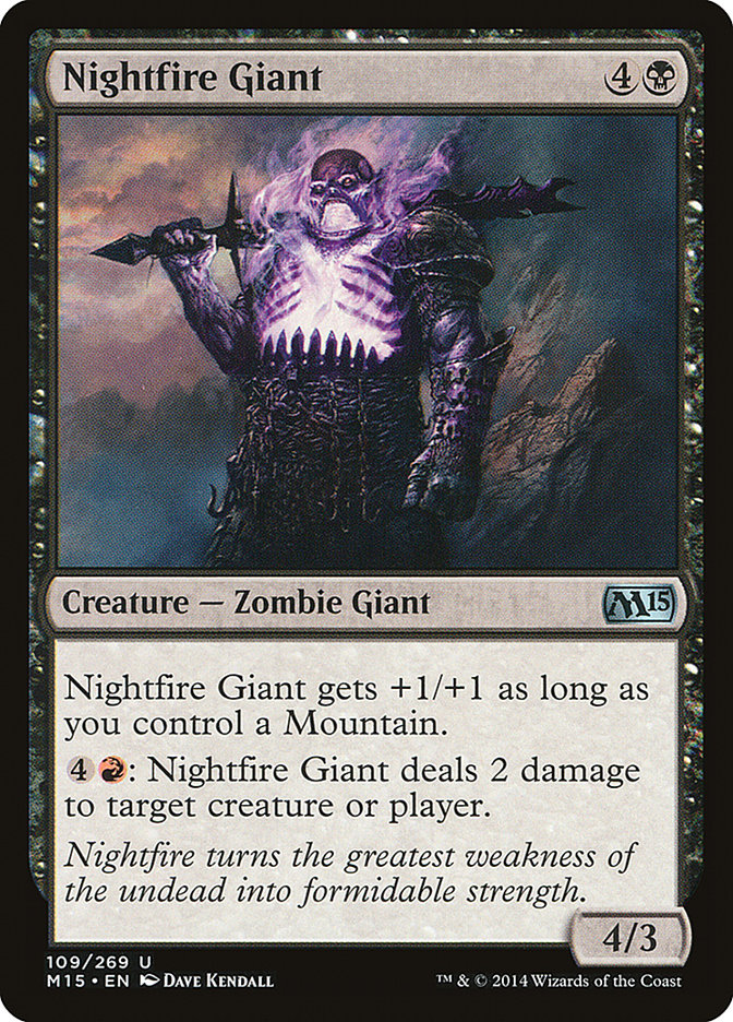 Nightfire Giant [Magic 2015] | Webway Games