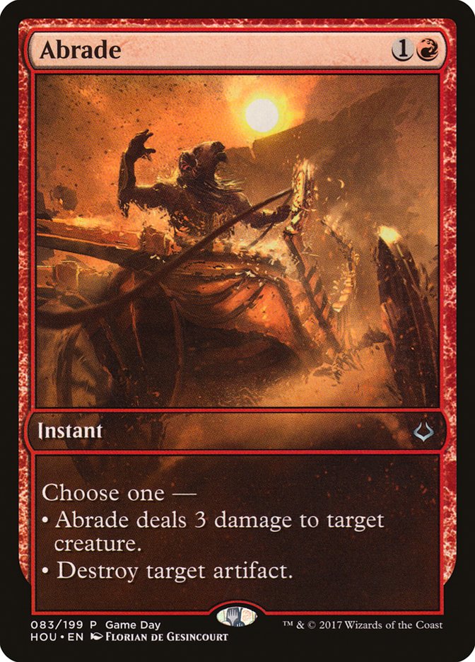 Abrade (Game Day) [Hour of Devastation Promos] | Webway Games