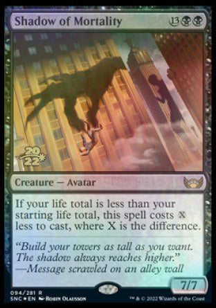 Shadow of Mortality [Streets of New Capenna Prerelease Promos] | Webway Games