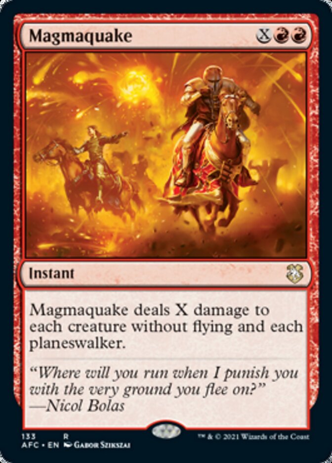 Magmaquake [Dungeons & Dragons: Adventures in the Forgotten Realms Commander] | Webway Games