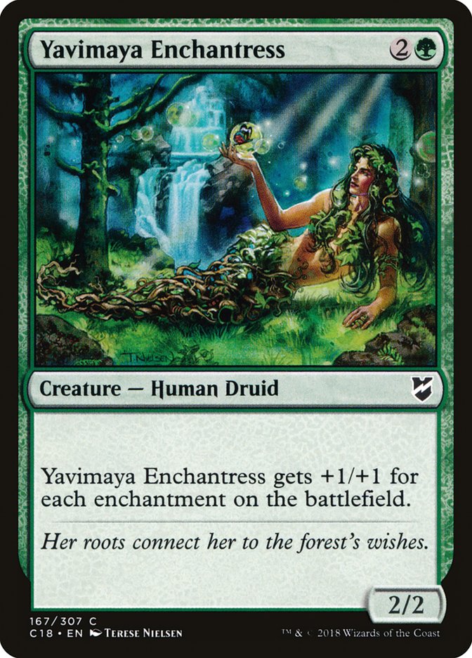 Yavimaya Enchantress [Commander 2018] | Webway Games
