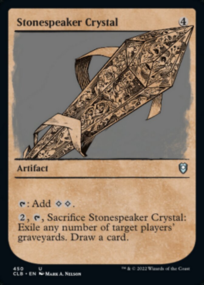 Stonespeaker Crystal (Showcase) [Commander Legends: Battle for Baldur's Gate] | Webway Games