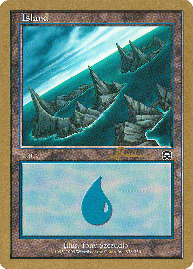 Island (ar338) (Antoine Ruel) [World Championship Decks 2001] | Webway Games