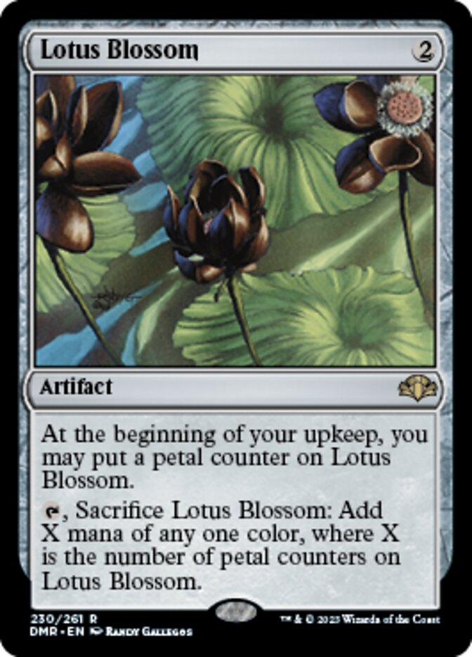 Lotus Blossom [Dominaria Remastered] | Webway Games