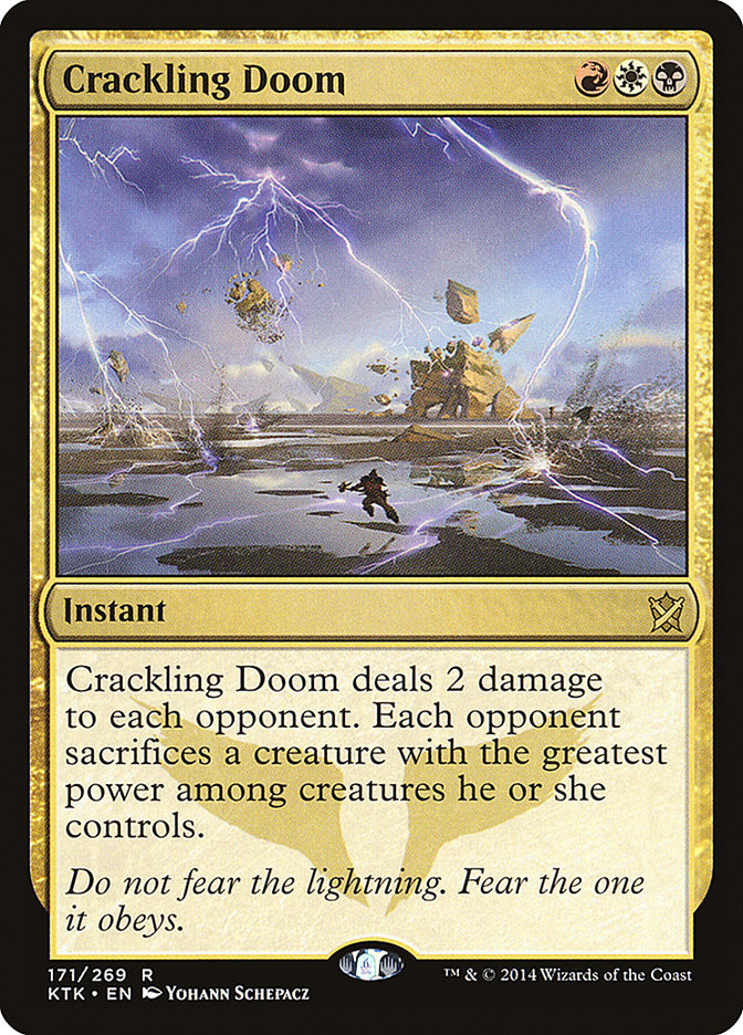 Crackling Doom [Khans of Tarkir] | Webway Games