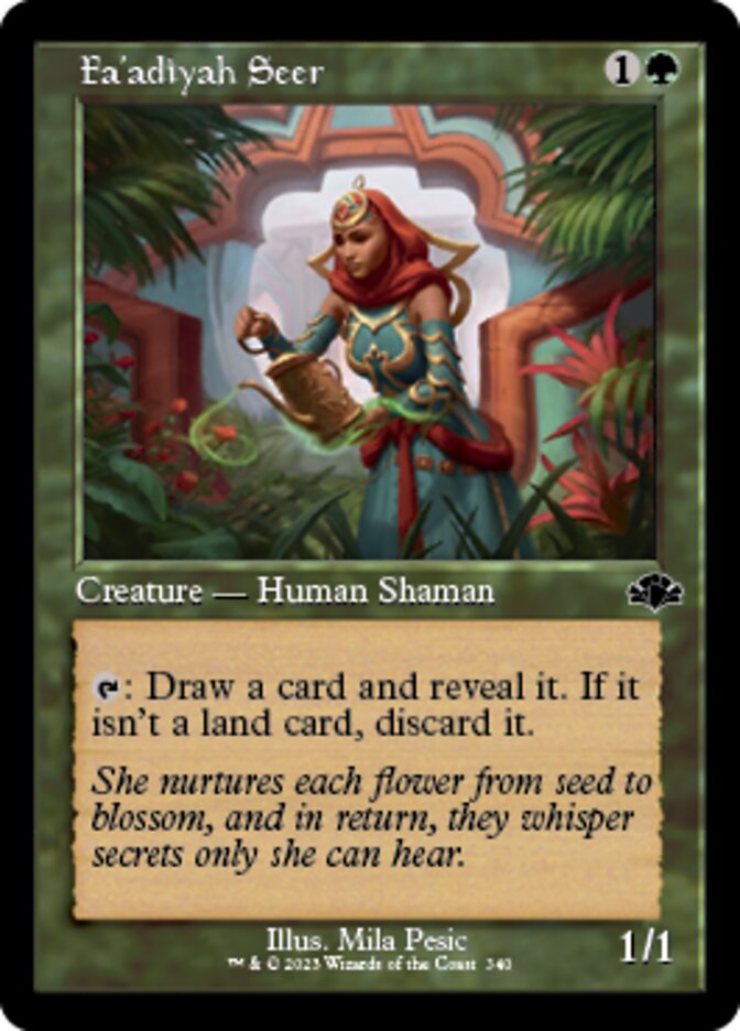 Fa'adiyah Seer (Retro) [Dominaria Remastered] | Webway Games