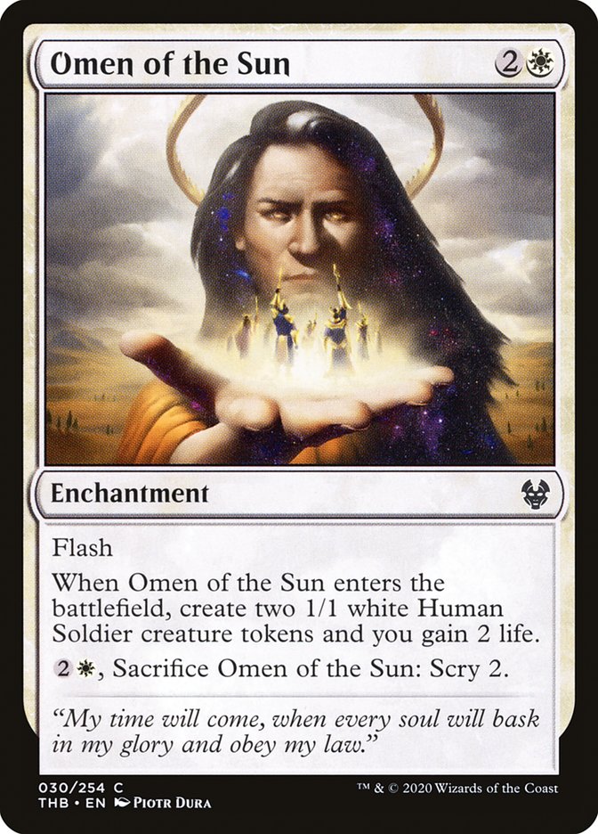 Omen of the Sun [Theros Beyond Death] | Webway Games