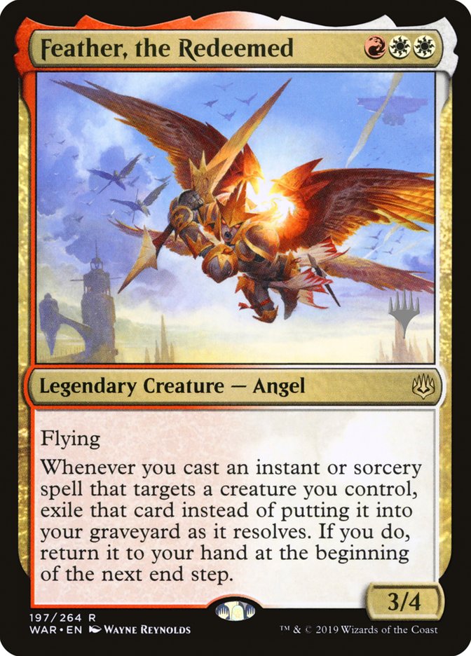 Feather, the Redeemed (Promo Pack) [War of the Spark Promos] | Webway Games