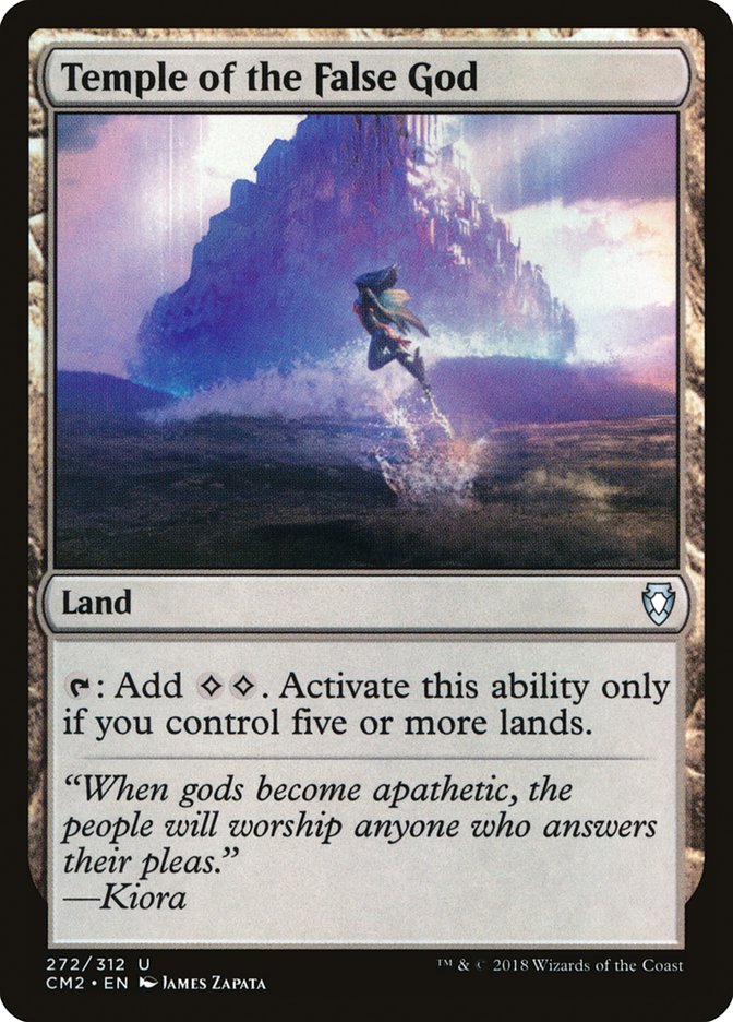 Temple of the False God (272/312) [Commander Anthology Volume II] | Webway Games