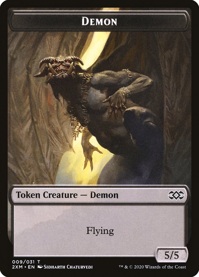 Demon Token [Double Masters] | Webway Games