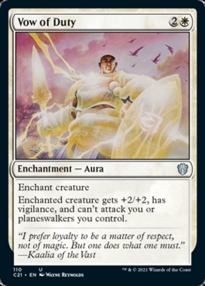 Vow of Duty [Commander 2021] | Webway Games