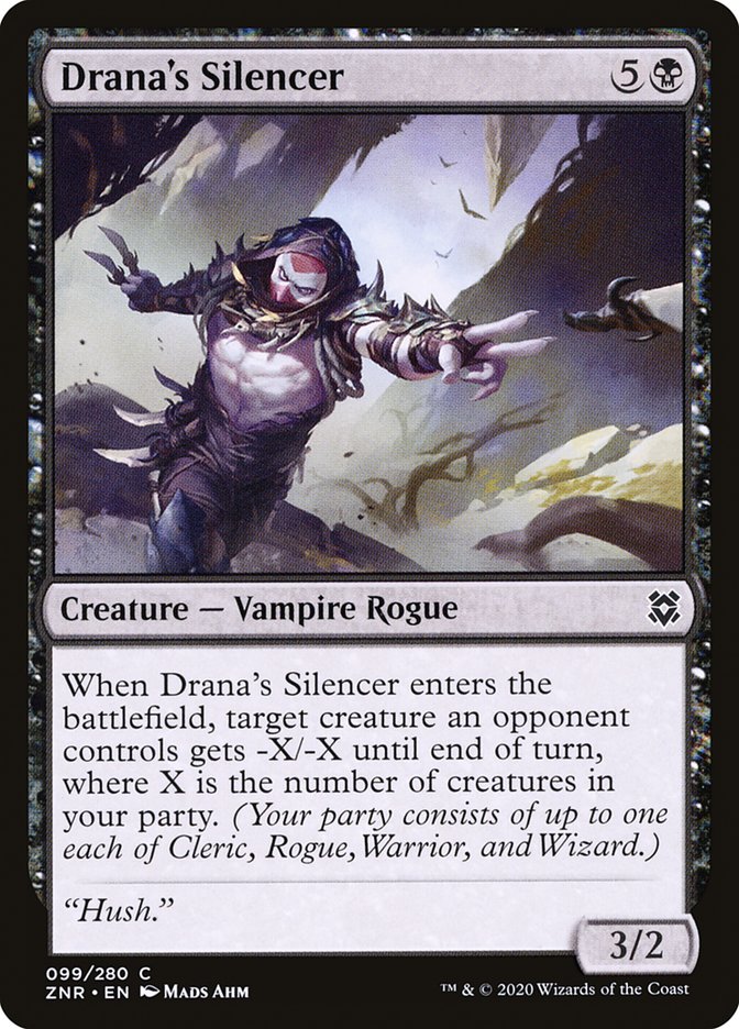 Drana's Silencer [Zendikar Rising] | Webway Games