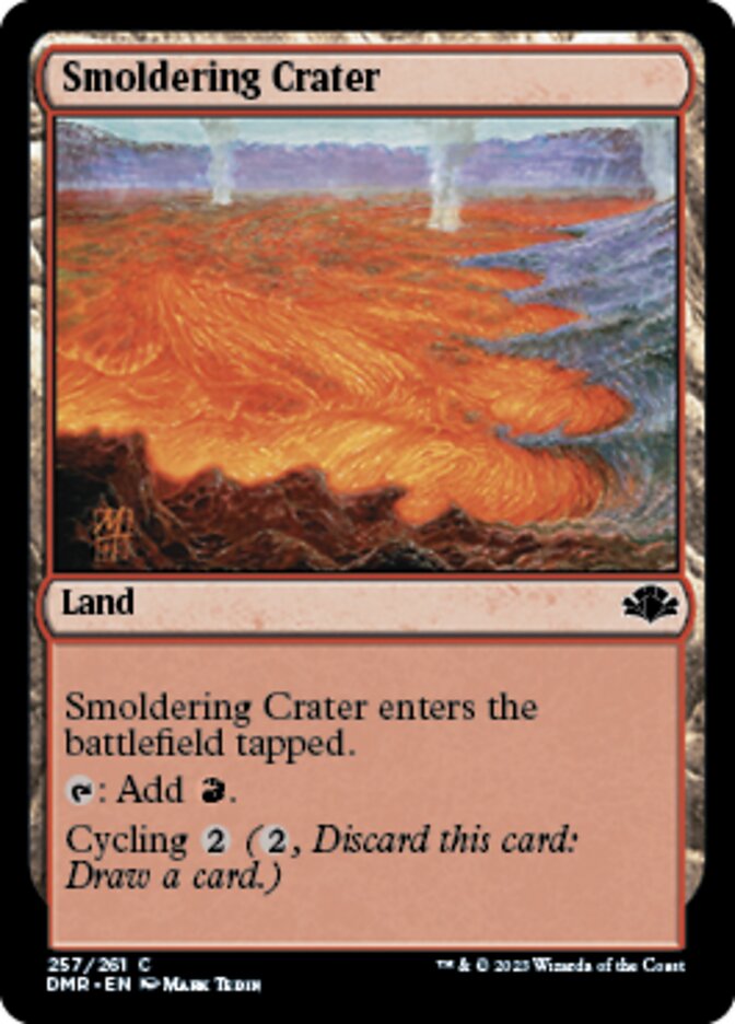 Smoldering Crater [Dominaria Remastered] | Webway Games