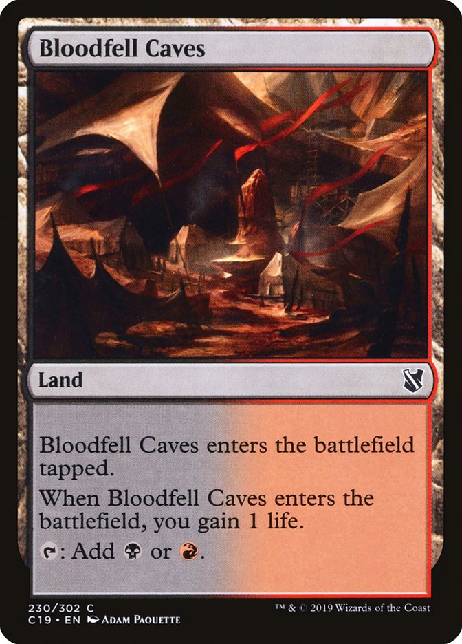 Bloodfell Caves [Commander 2019] | Webway Games