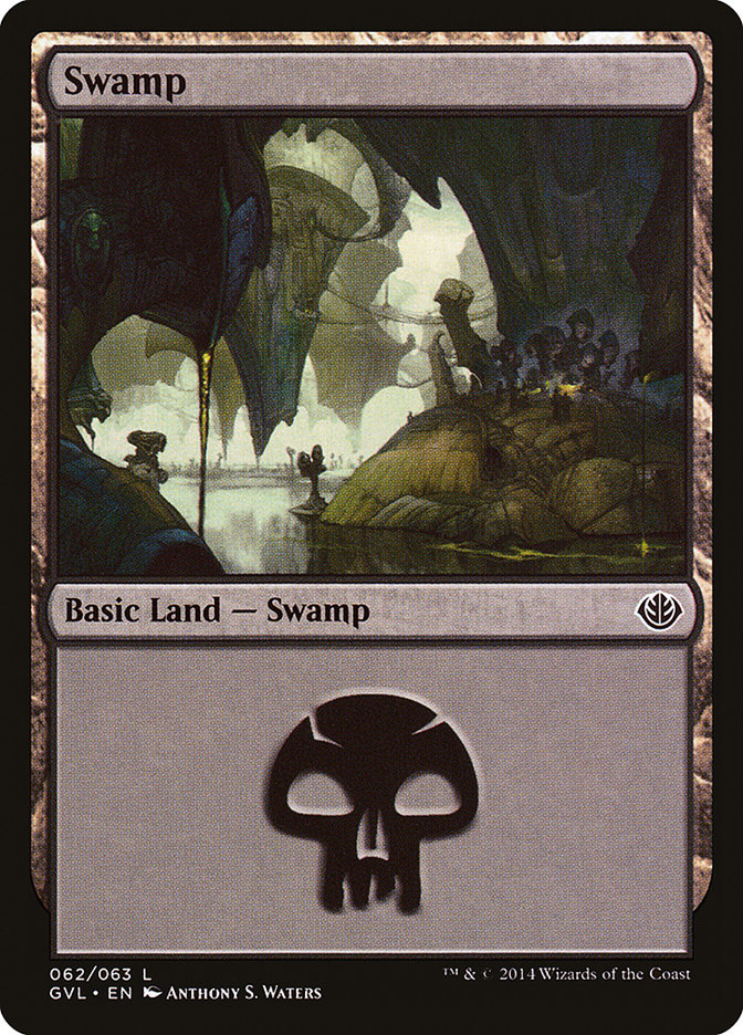 Swamp (62) (Garruk vs. Liliana) [Duel Decks Anthology] | Webway Games