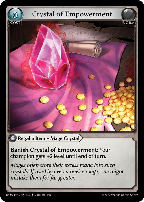 Crystal of Empowerment (030) [Dawn of Ashes: 1st Edition] | Webway Games