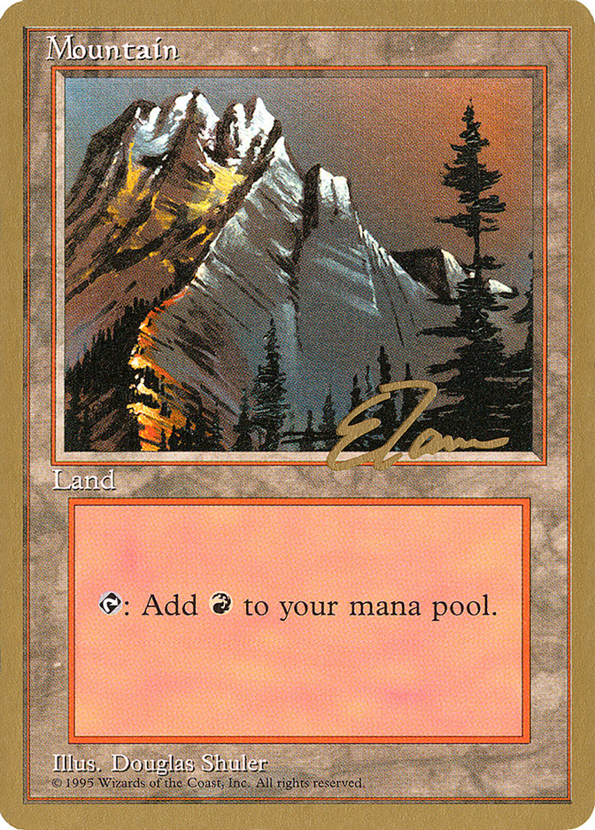 Mountain (et373) (Eric Tam) [Pro Tour Collector Set] | Webway Games