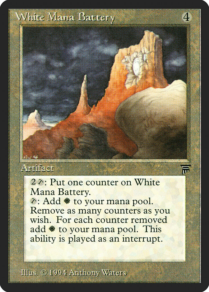 White Mana Battery [Legends] | Webway Games