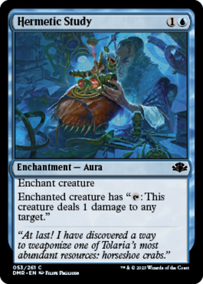 Hermetic Study [Dominaria Remastered] | Webway Games