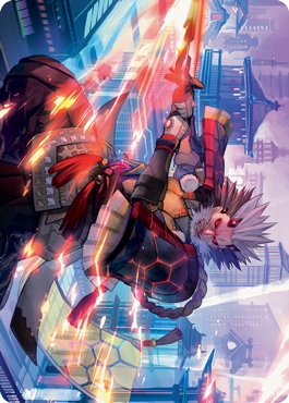 Isshin, Two Heavens as One 2 Art Card [Kamigawa: Neon Dynasty Art Series] | Webway Games