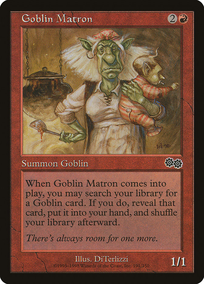 Goblin Matron [Urza's Saga] | Webway Games