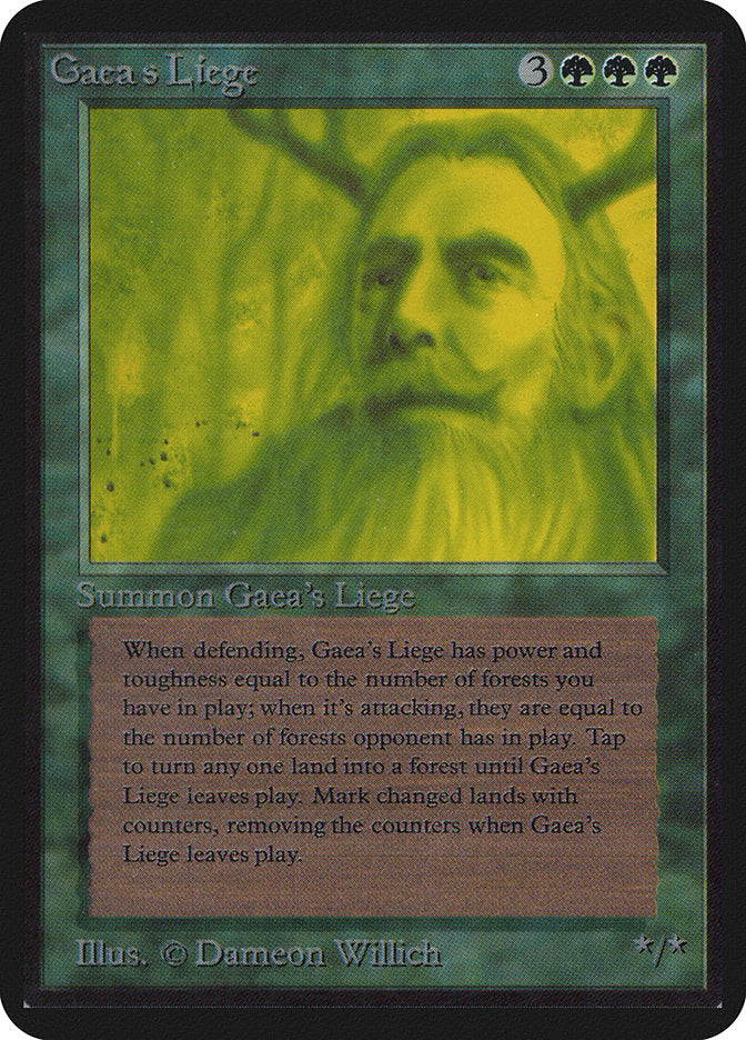 Gaea's Liege [Limited Edition Alpha] | Webway Games