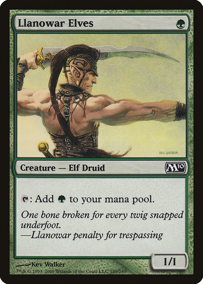 Llanowar Elves [Magic 2010] | Webway Games