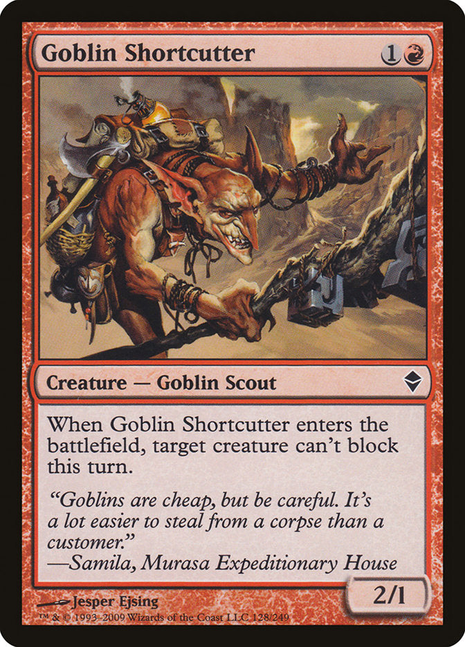 Goblin Shortcutter [Zendikar] | Webway Games