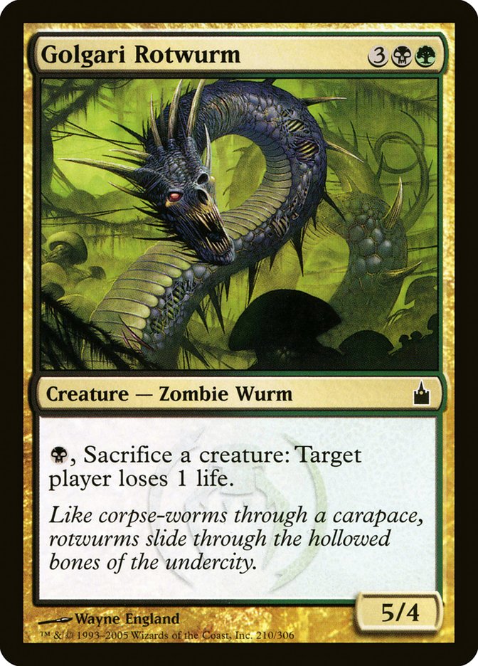 Golgari Rotwurm [Ravnica: City of Guilds] | Webway Games
