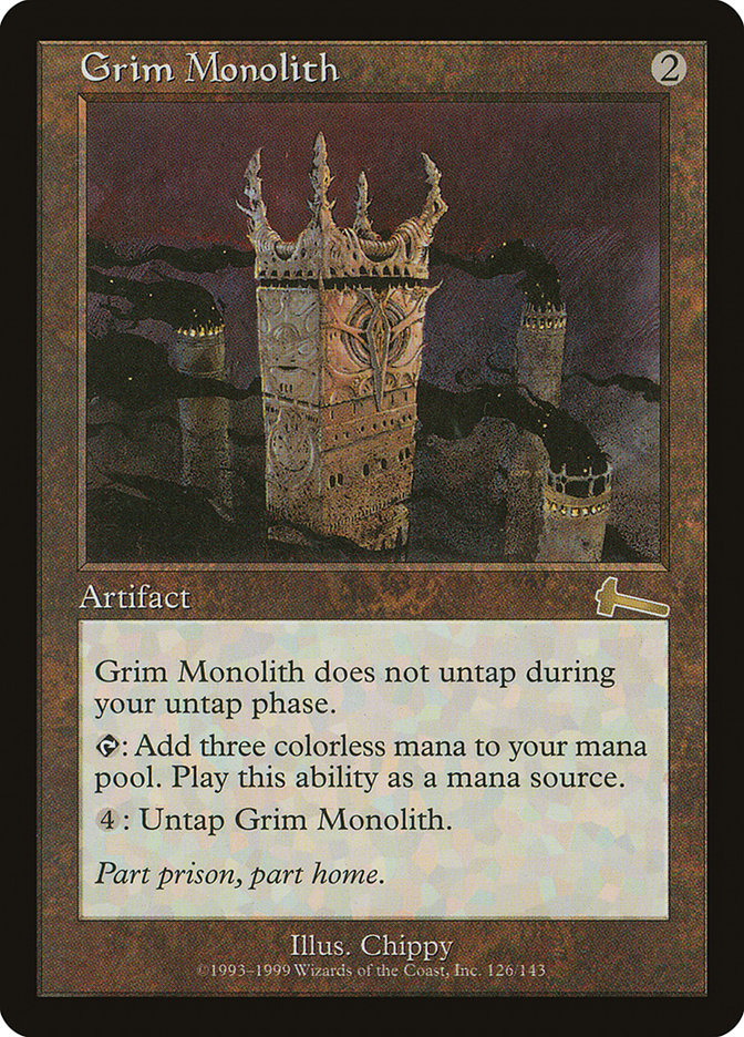 Grim Monolith [Urza's Legacy] | Webway Games