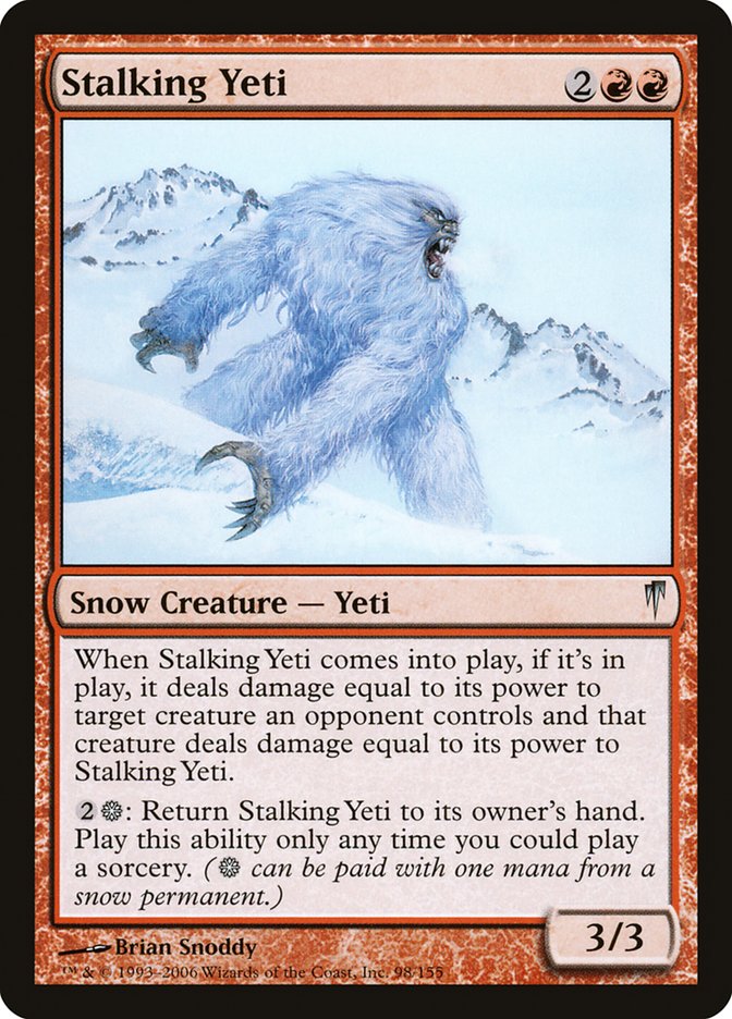 Stalking Yeti [Coldsnap] | Webway Games