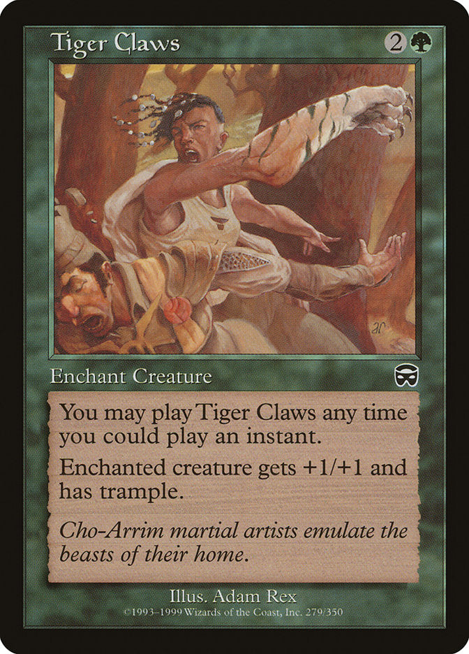 Tiger Claws [Mercadian Masques] | Webway Games