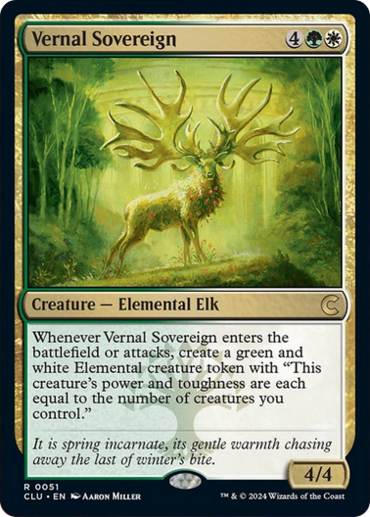 Vernal Sovereign [Ravnica: Clue Edition] | Webway Games
