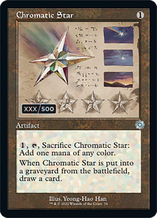 Chromatic Star (Retro Schematic) (Serial Numbered) [The Brothers' War Retro Artifacts] | Webway Games
