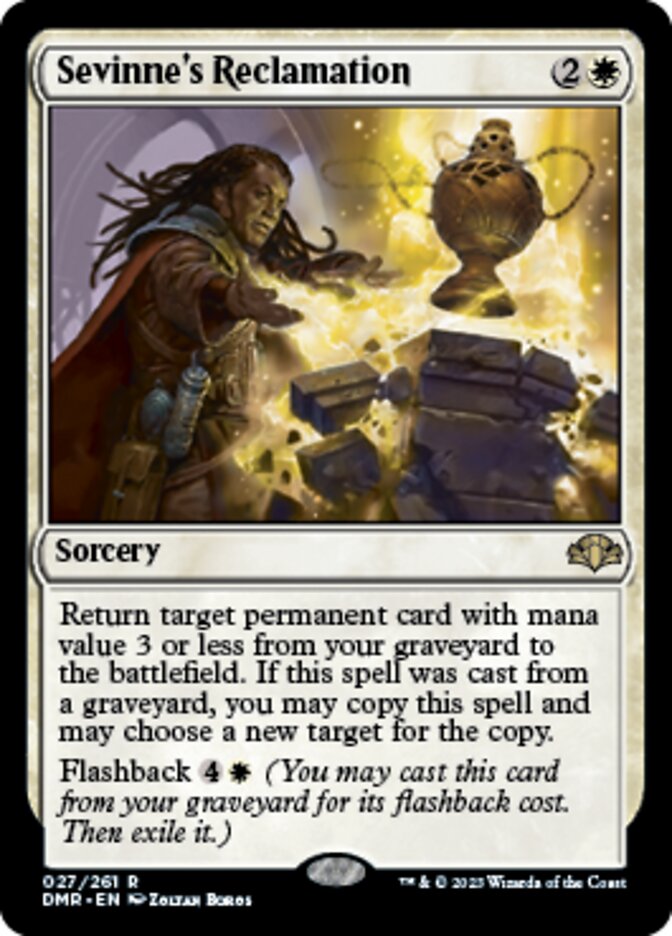 Sevinne's Reclamation [Dominaria Remastered] | Webway Games