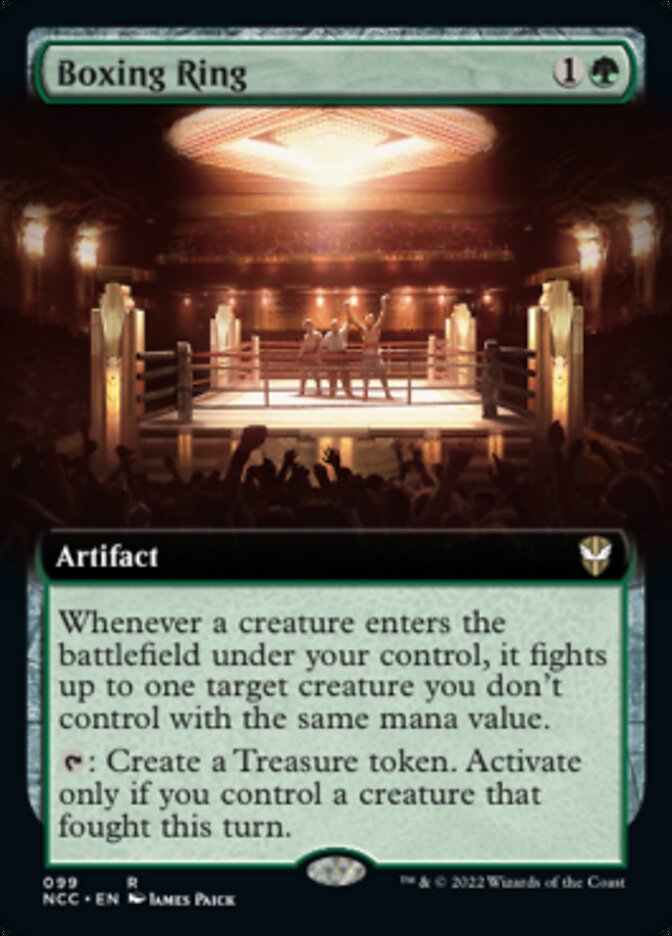 Boxing Ring (Extended Art) [Streets of New Capenna Commander] | Webway Games
